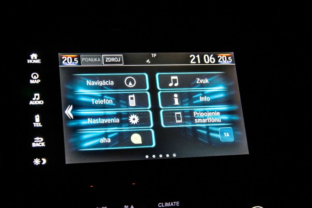 Infotainment značky Honda nepatrí medzi najmodernejšie a najintuitívnejšie 