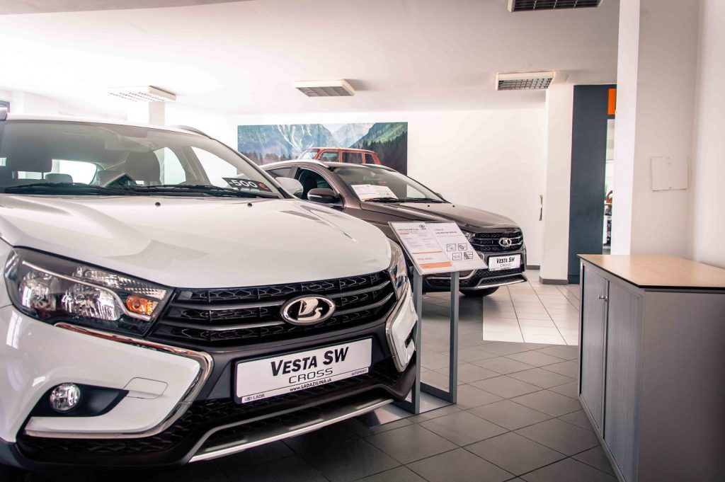 Žilinský showroom značky LADA