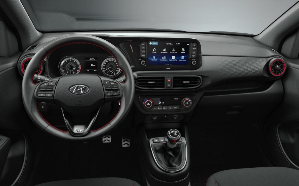 Nový Hyundai i10 N Line - pohľad do interiéru