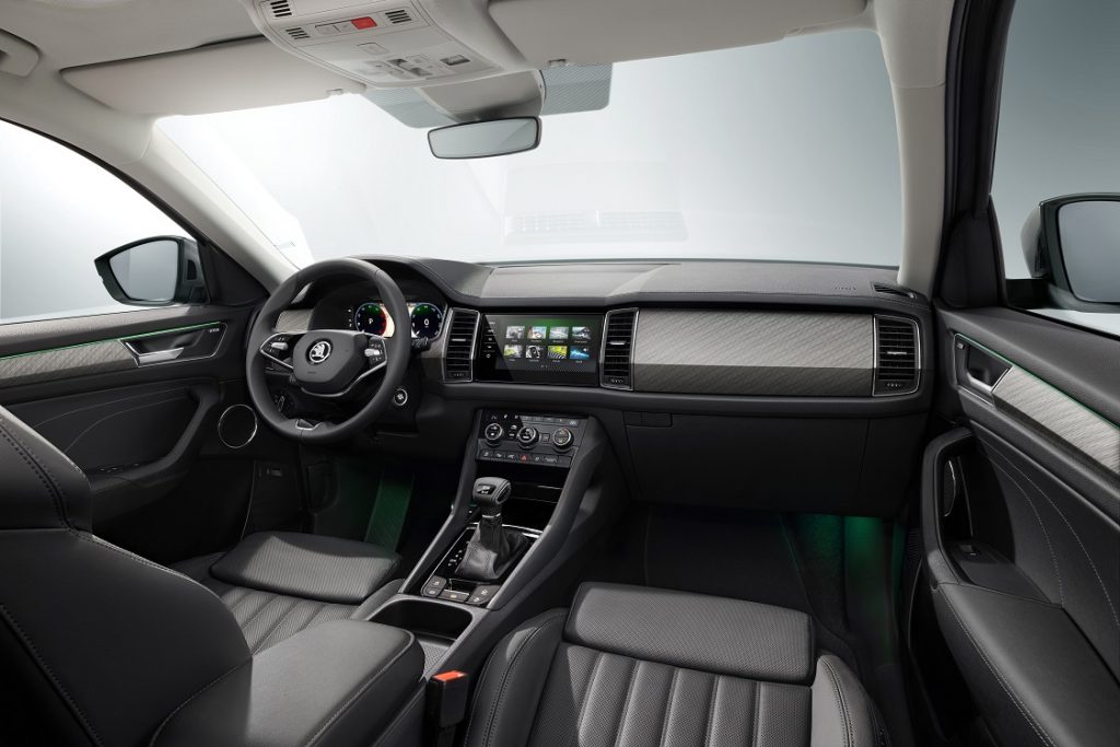 Interiér nového modelu Škoda Kodiaq