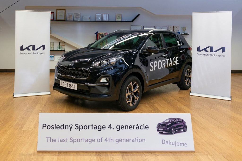 Posledná Kia Sportage štvrtej generácie vyrobená na Slovensku