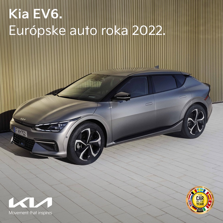 Nový Kia EV6 je európskym autom roka 2022