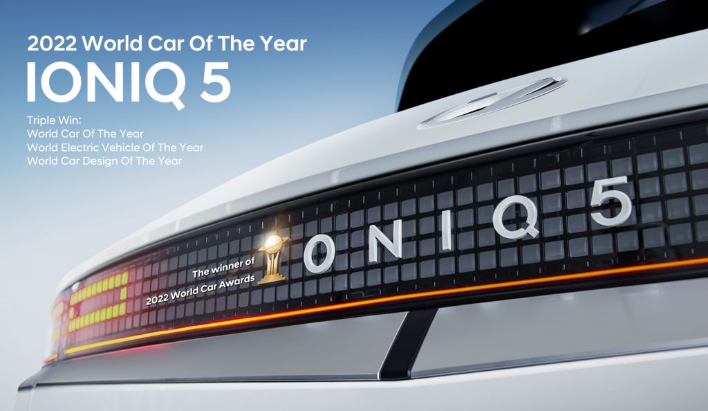 Hyundai Ioniq 5 sa stal svetovým autom roka 2022