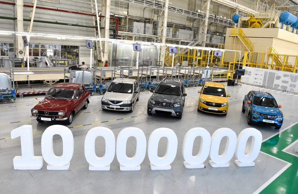 Dacia vyrobila už viac ako 10-miliónov automobilov