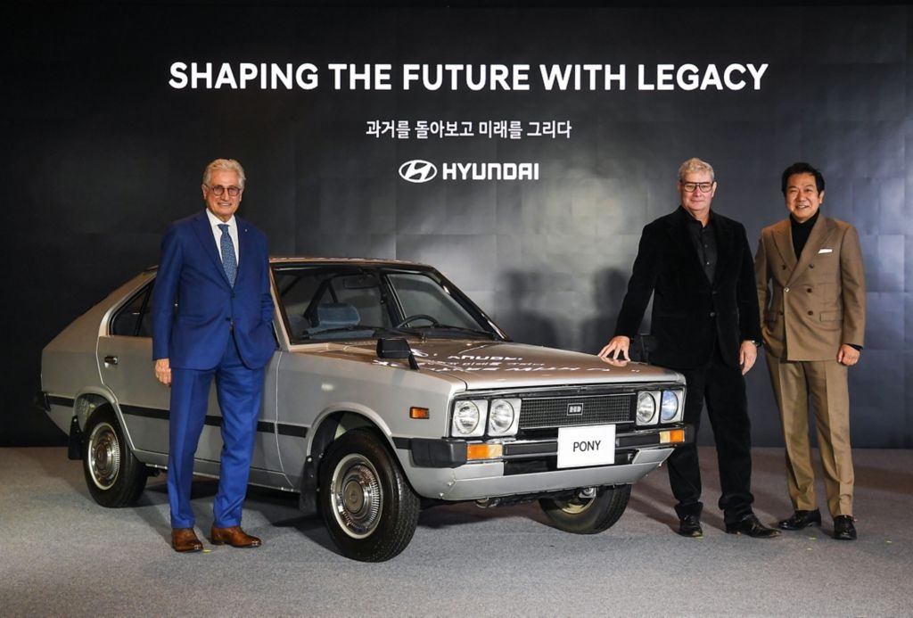 Hyundai znovu spolupracuje s legendárnym dizajnérom Giorgettom Giugiarom