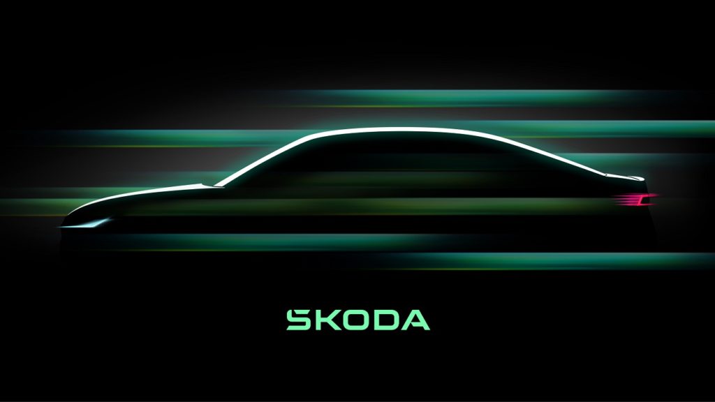 Silueta pripravovaného modelu Škoda Superb