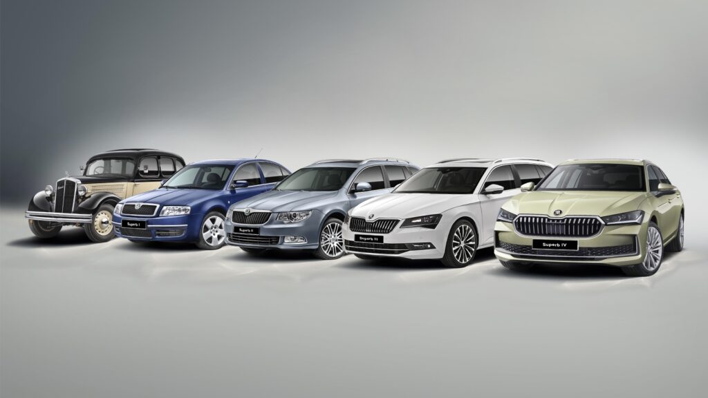 Škoda Superb oslavuje 90 rokov od začiatku výroby